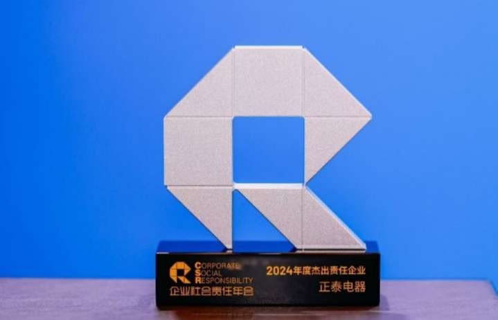​​正泰电器获评&ldquo;2024年度杰出责任企业&rdquo;​